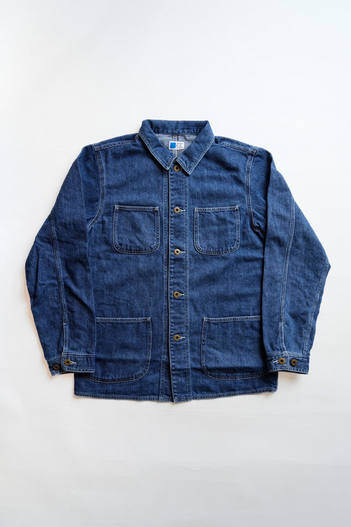 JBOT1331  COVERALL JKT - DENIM - MEDIUM INDIGO