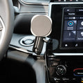 Image of Offroam MagSafe-compatible Phone Mount installed securely in Jeep Grand Cherokee 2022-2026. This premium phone mount installs easily without drilling or glue. High force magnets hold phone on any trail, road, or track. Perfect placement without blocking screens, driver view, or air flow. Fully adjustable positioning.