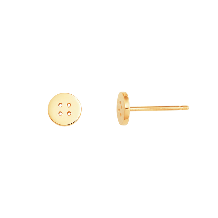 Kids Button Stud Earrings