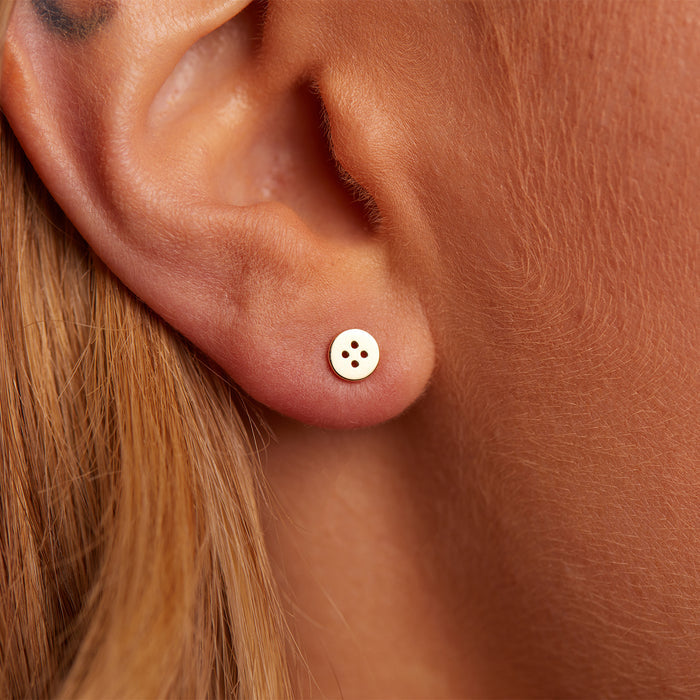 Kids Button Stud Earrings