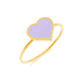 Kids Enamel Heart Ring