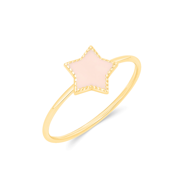 Kids Enamel Star Ring