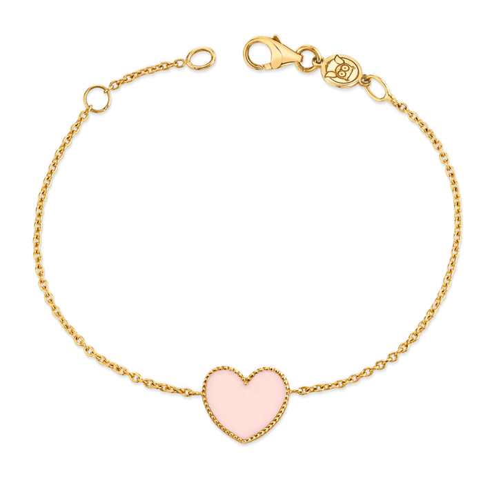 Kids Heart Enamel Bracelet