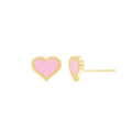 Kids Heart Enamel Earrings