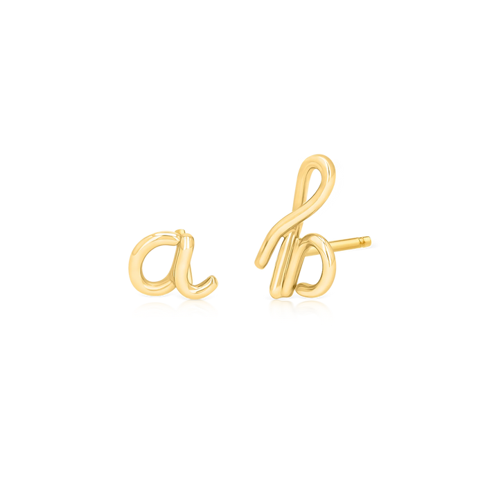 Kids Mini Letter Earrings
