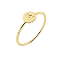 Kids Mini Round Initial Ring