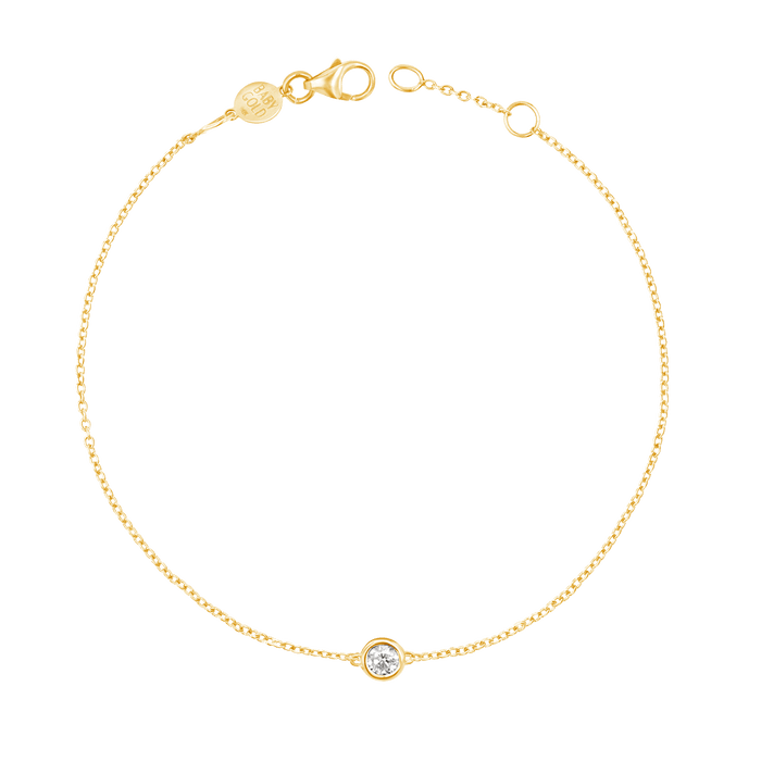 Kids Solitaire Diamond Bracelet