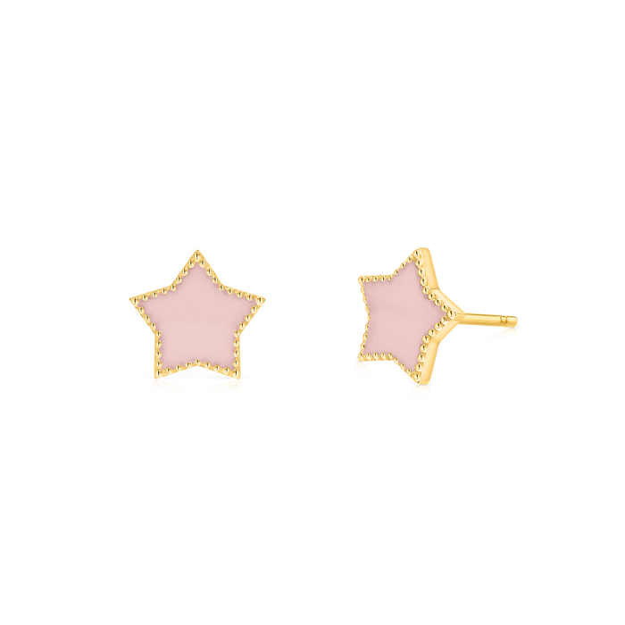 Kids Star Enamel Earrings