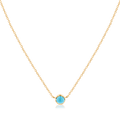 Kids Turquoise Solitaire Necklace