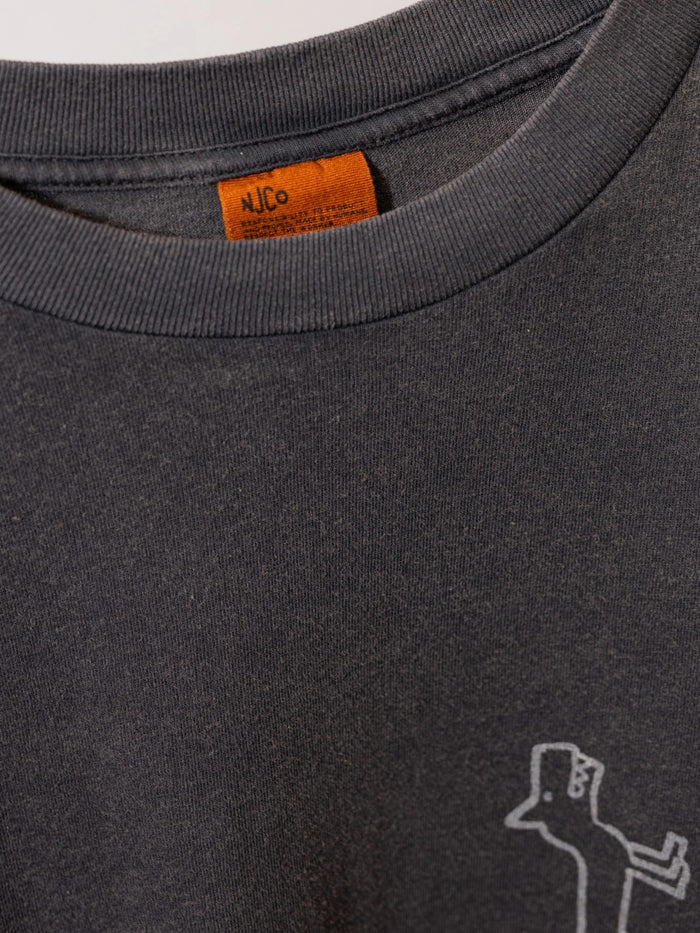 Koffe Scratched Tracks T-Shirt - Antracite
