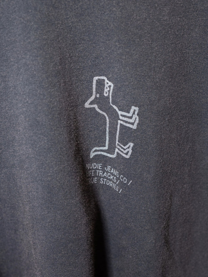 Koffe Scratched Tracks T-Shirt - Antracite