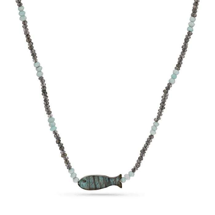 Koi Fish Beaded Necklace
