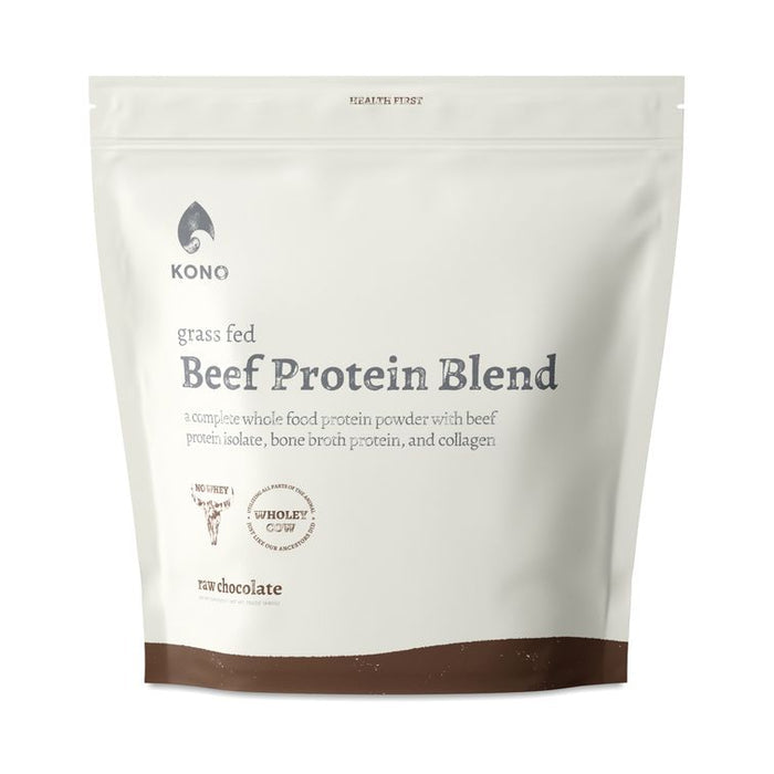 KONO Grass Fed Beef Protein Powder Blend – Raw Chocolate, 29.6 oz