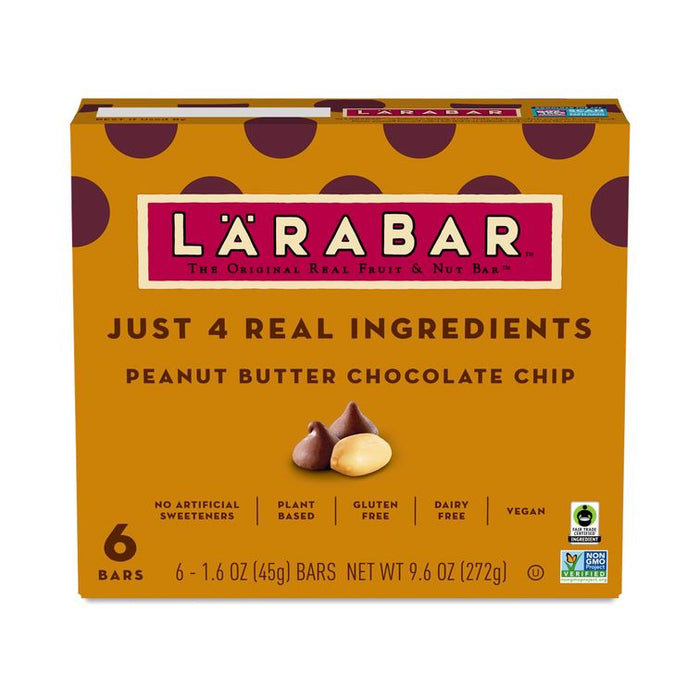 Larabar Peanut Butter Chocolate Chip Bars – 6 Count