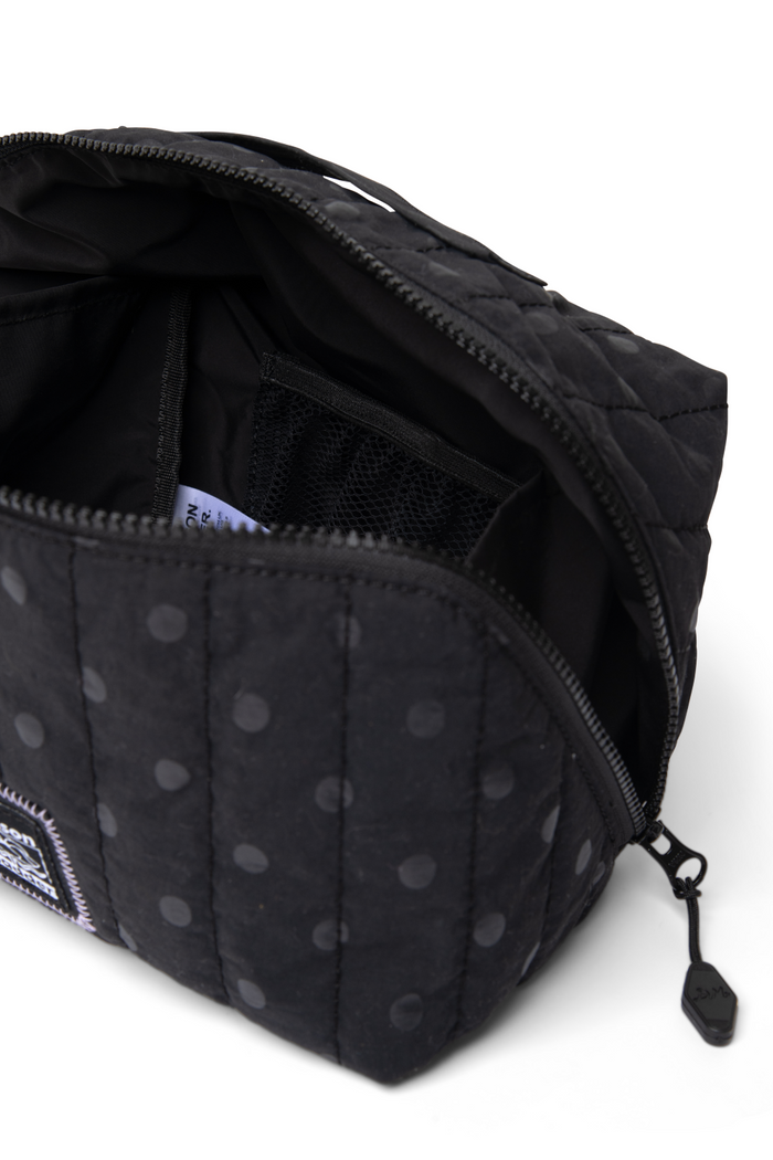 Large Wash Bag - Athena Black Spot
