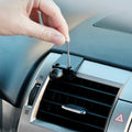 Image of Offroam Mounting Base installed securely in Lexus GX 460 2010-2021. This premium all metal phone mounting base installs easily without drilling or glue. Perfect placement without blocking screens, driver view, or air flow.