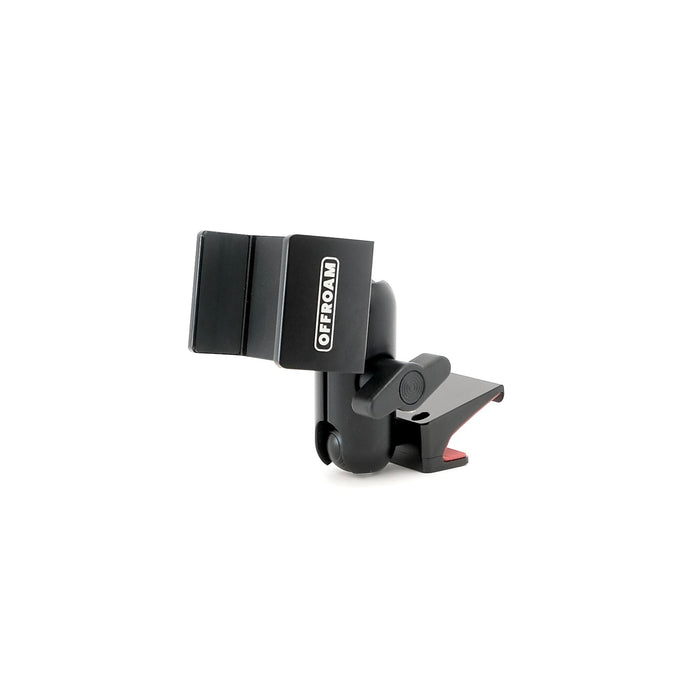 Image of Offroam Phone Mount for Lexus GX 460 2010-2021. This premium phone mount installs easily without drilling or glue. Spring loaded Universal holder for use with any phone. Perfect placement without blocking screens, driver view, or air flow. Fully adjustable positioning.