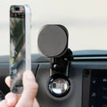 Image of Offroam MagSafe-compatible Phone Mount installed securely in Lexus GX 550 2024-2026. This premium phone mount installs easily without drilling or glue. High force magnets hold phone on any trail, road, or track. Perfect placement without blocking screens, driver view, or air flow. Fully adjustable positioning.