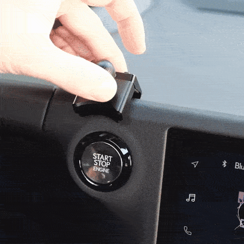Video of Offroam MagSafe-compatible Phone Mount installed securely in Lexus GX 550 2024-2026. This premium phone mount installs easily without drilling or glue. High force magnets hold phone on any trail, road, or track. Perfect placement without blocking screens, driver view, or air flow. Fully adjustable positioning.