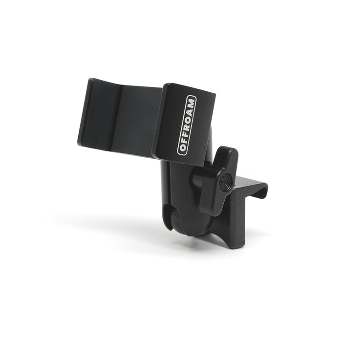 Image of Offroam MagSafe-compatible Phone Mount for Lexus GX 550 2024-2026. This premium phone mount installs easily without drilling or glue. High force magnets hold phone on any trail, road, or track. Perfect placement without blocking screens, driver view, or air flow. Fully adjustable positioning.