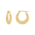 Linea Tapered Hoop Earrings