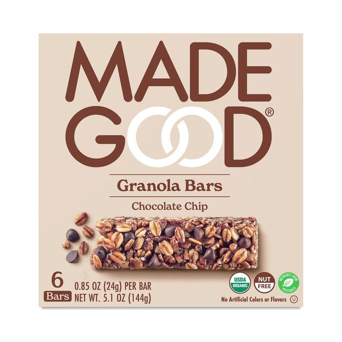 MadeGood Chocolate Chip Granola Bars – 6 Count