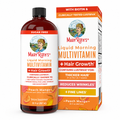MaryRuth's Liquid Morning Multivitamin + Hair Growth Peach Mango 30 fl oz – bottle and box