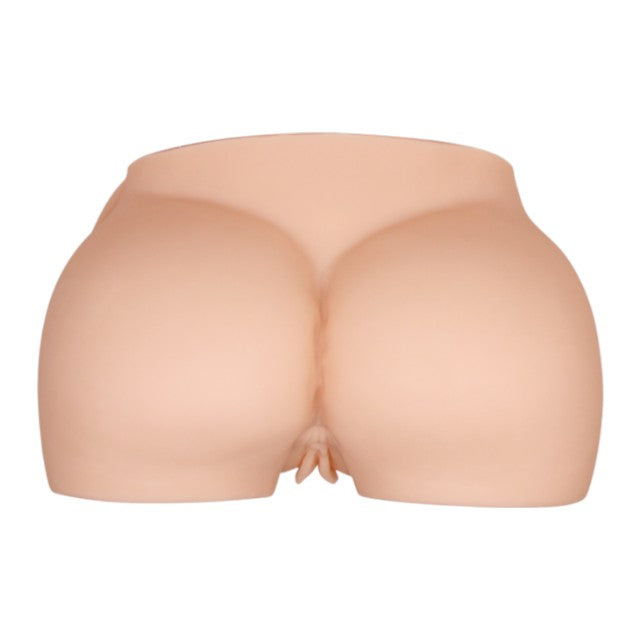 Masturbator automat CRAZY BULL Vaginal and Anal, simulare vaginală și anală, cu telecomandă, din TPR, culoarea pielii