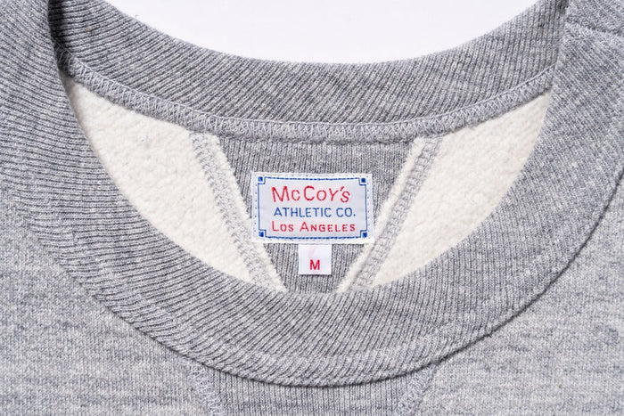 MC24113 10 OZ. LOOPWHEEL CREWNECK SWEATSHIRT - GRAY