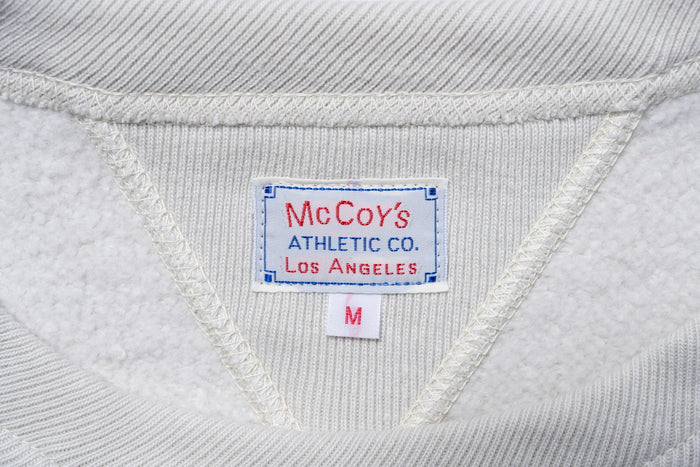 MC25123 MILITARY PRINT SWEATSHIRT / U.S. ARMY AIR FORCE, HILL FIELD - MILK