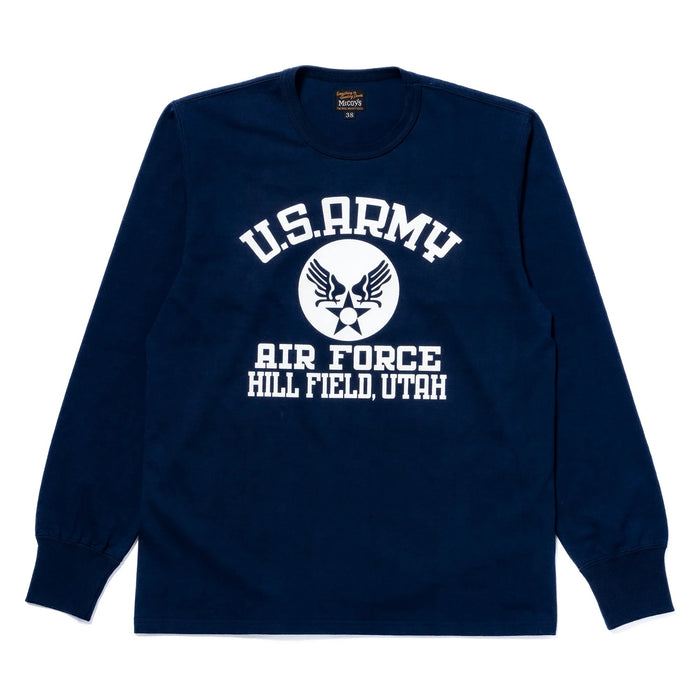 MC25124 MILITARY L/S TEE / U.S. ARMY AIR FORCE, HILL FIELD - NAVY