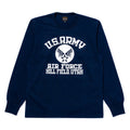 MC25124 MILITARY L/S TEE / U.S. ARMY AIR FORCE, HILL FIELD - NAVY
