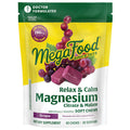 MegaFood Relax & Calm Magnesium Soft Chews, Grape – 60 Chews