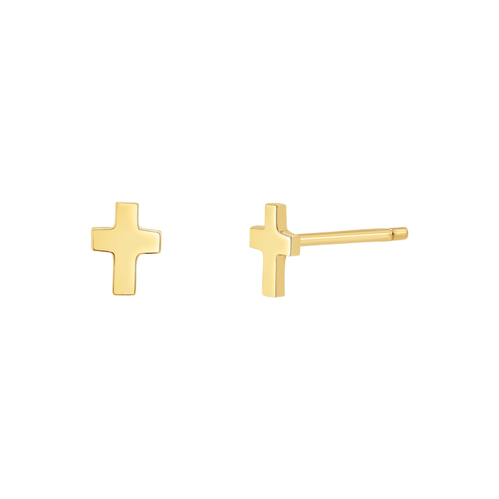 Mini Cross Stud Earrings