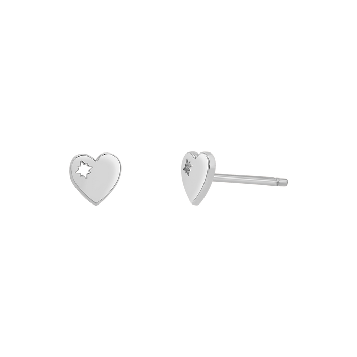 Mini Heart Stud Earrings