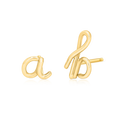 Mini Letter Earrings