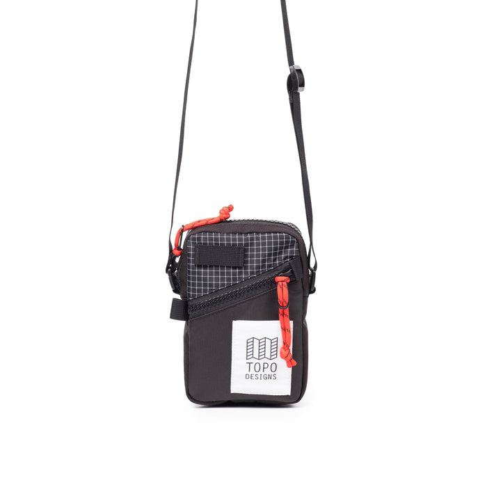 MINI SHOULDER BAG - BLACK/WHITE GRID