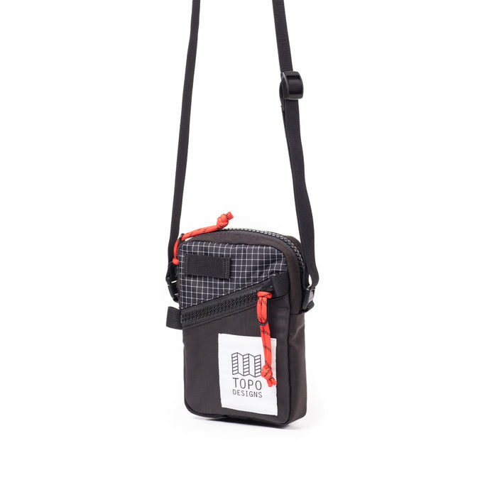 MINI SHOULDER BAG - BLACK/WHITE GRID