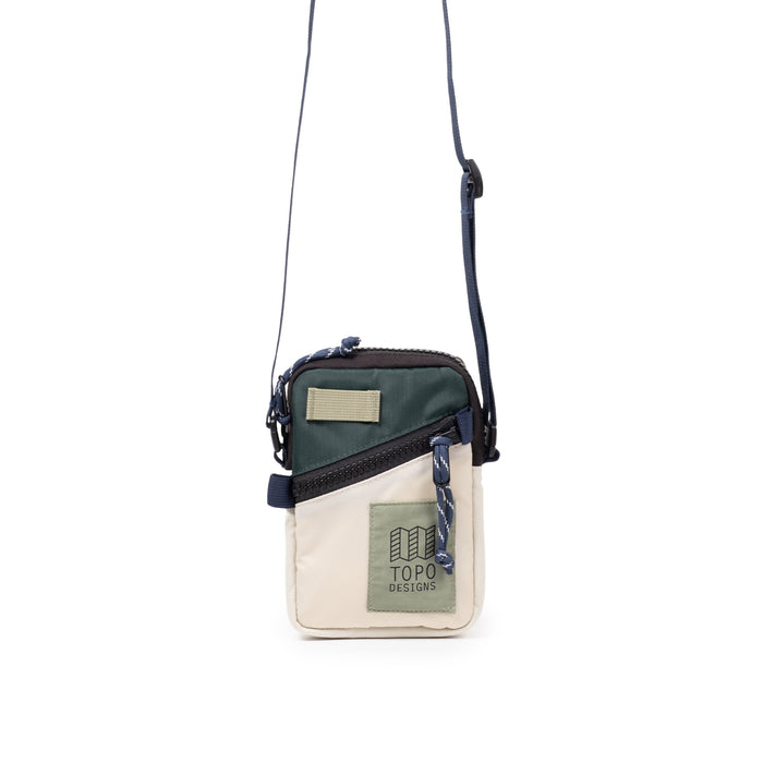 MINI SHOULDER BAG - FOREST/BONE WHITE