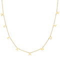 Mini Spaced Letter Necklace
