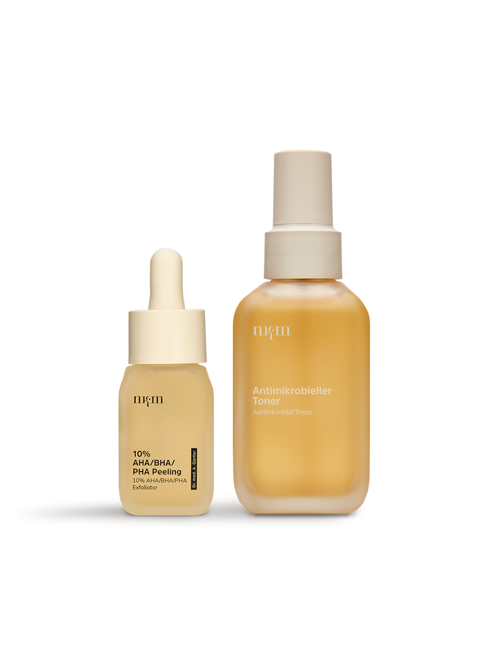 10% AHA/BHA/PHA Peeling und Antimikrobieller Toner von nkm
