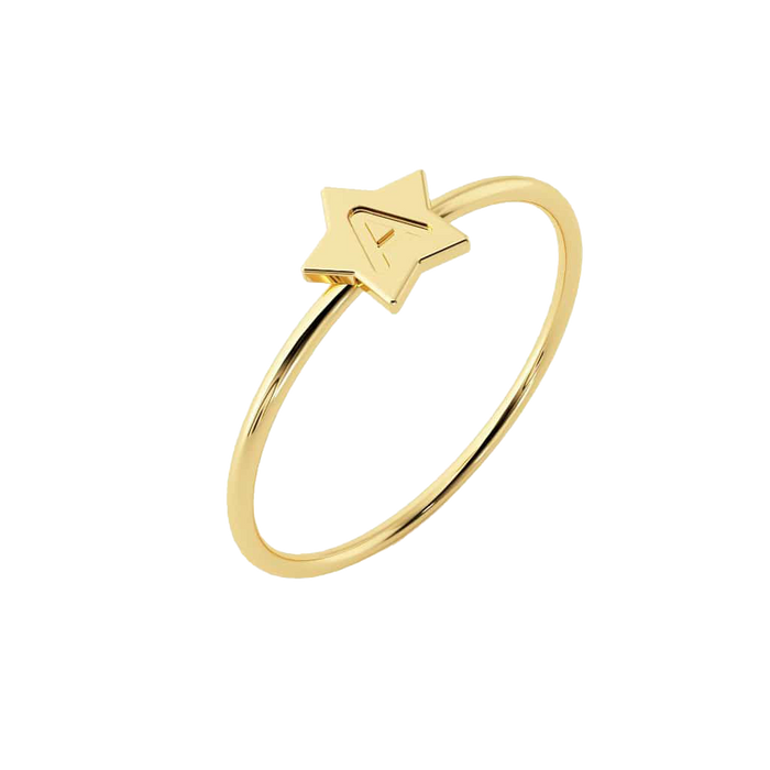 Moyen Initial Star Ring