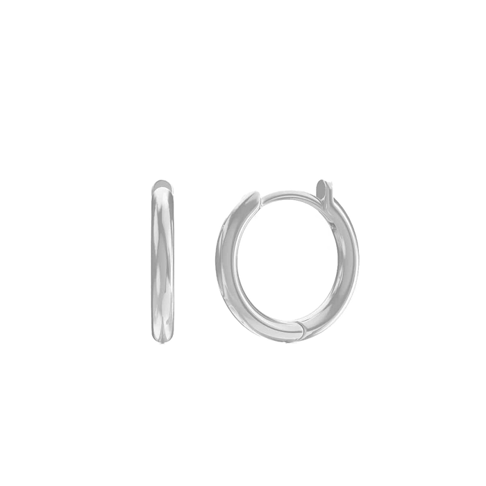 Moyen Solid Huggie Hoop Earrings