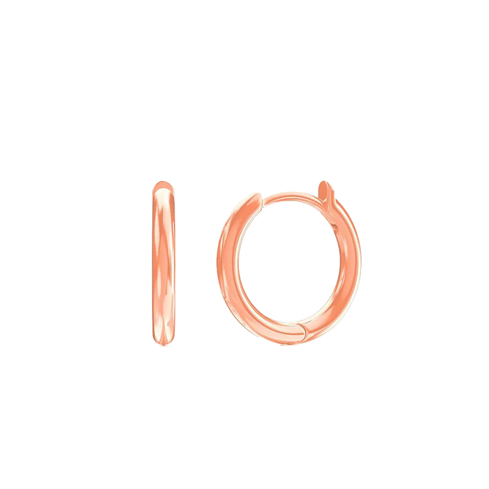 Moyen Solid Huggie Hoop Earrings