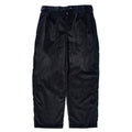 MP25105 DOUBLE-PLEAT CORDUROY TROUSERS - BLACK
