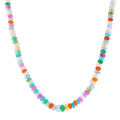 Multicolor Ethiopian Opal Bead Necklace