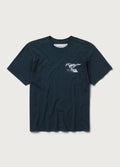 MUSTANG CROSS TEE S/S - HARD WASHED BLACK