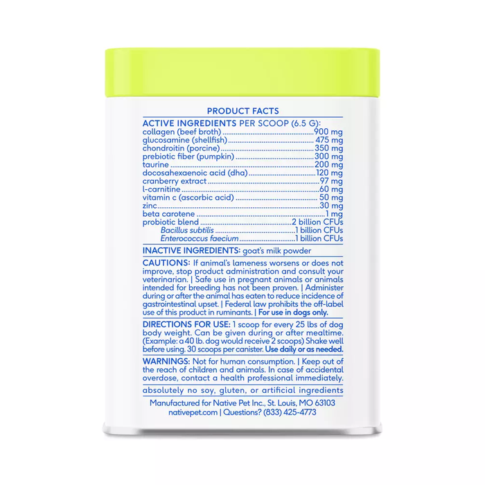 Native Pet The Daily 11-in-1 Dog Multivitamin – 7 oz – 3 Pack