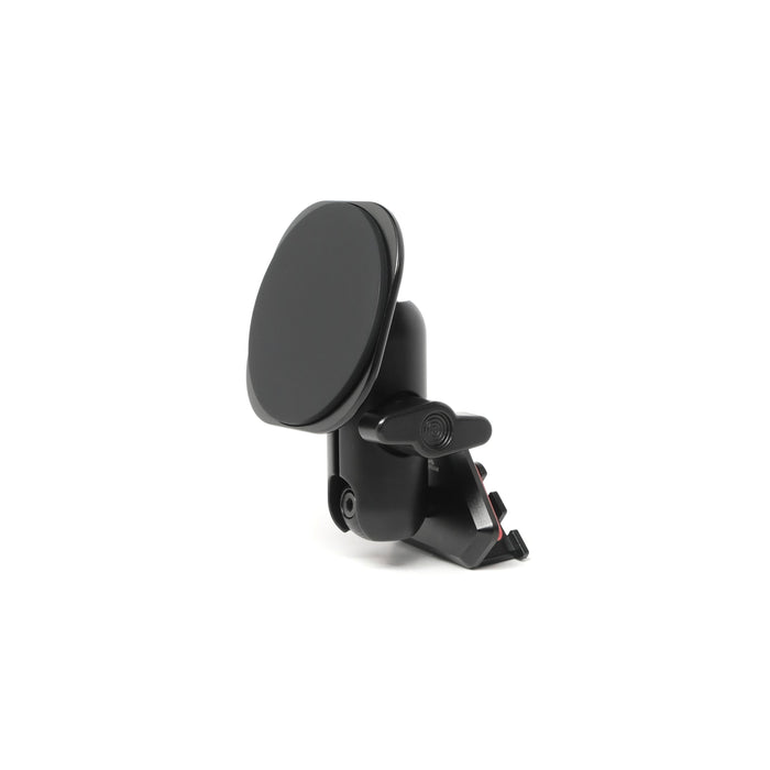 Offroam Phone Mount for Nissan Frontier 2009-2021 and Xterra - installs securely to air vent bezel without blocking air flow. Includes MagSafe Compatible powerful magnets for off-road use.