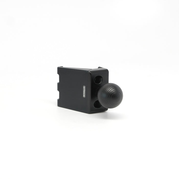 Image of Offroam Mounting Base for Nissan Frontier 2022-2024. This premium all metal phone mounting base installs easily without drilling or glue. Perfect placement without blocking screens, driver view, or air flow.